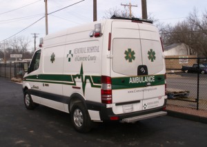 Memorial Hospital of Converse County sprinter ambulance by miller coach